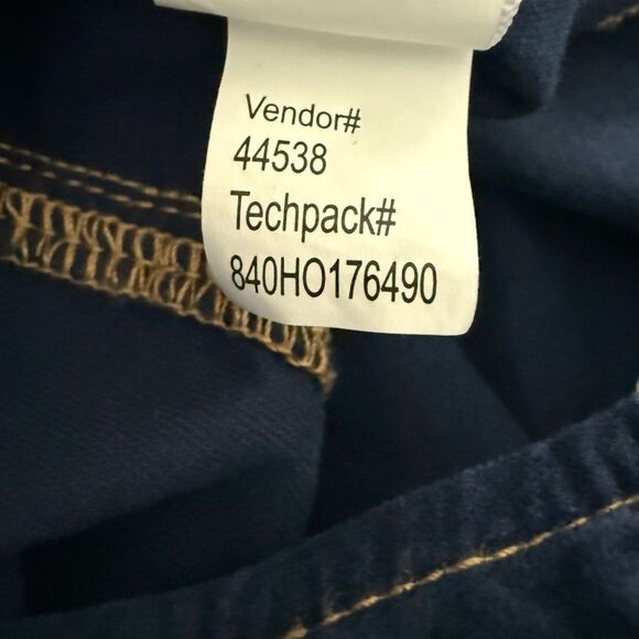 PacSun Blue Suede Pencil Mini Skirt Size 26 Cotton Blend Preowned EUC - Picture 7 of 7